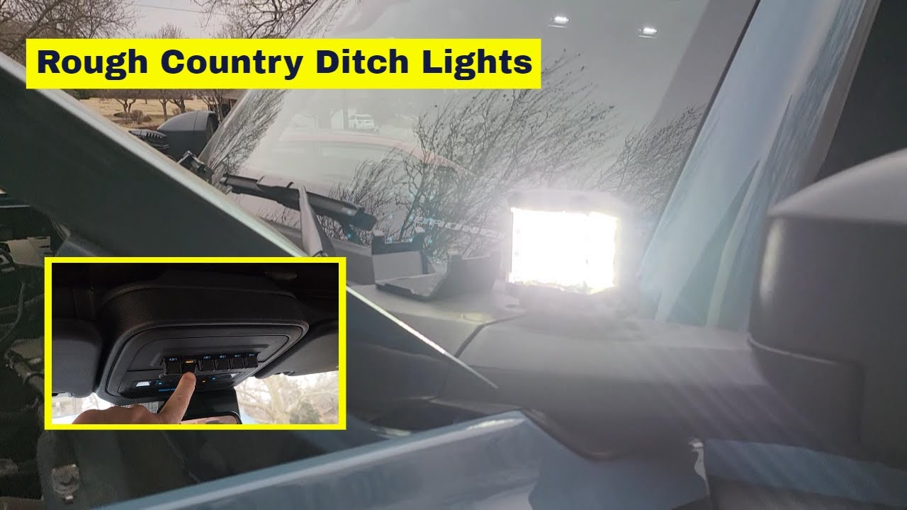 Ford Bronco Build: Rough Country LED Ditch Light Kit Install