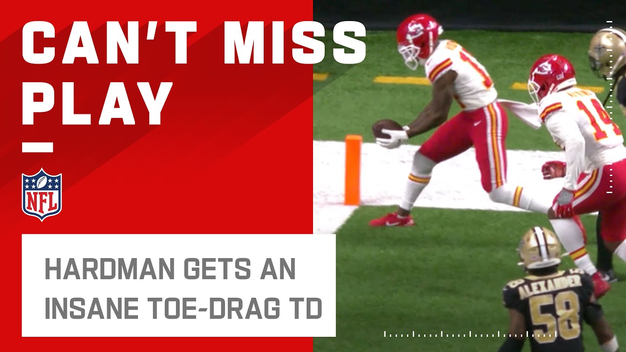 Mecole Hardman's Insane Back-Corner Toe Drag for the TD