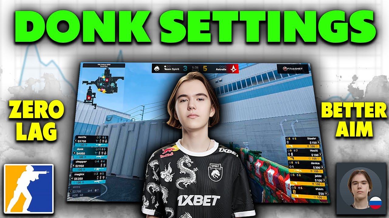 Donk&rsquo;s NEW CS2 Settings Revealed &ndash; Zero Input Lag & Smooth Aim Setup (Pro Performance 2025)