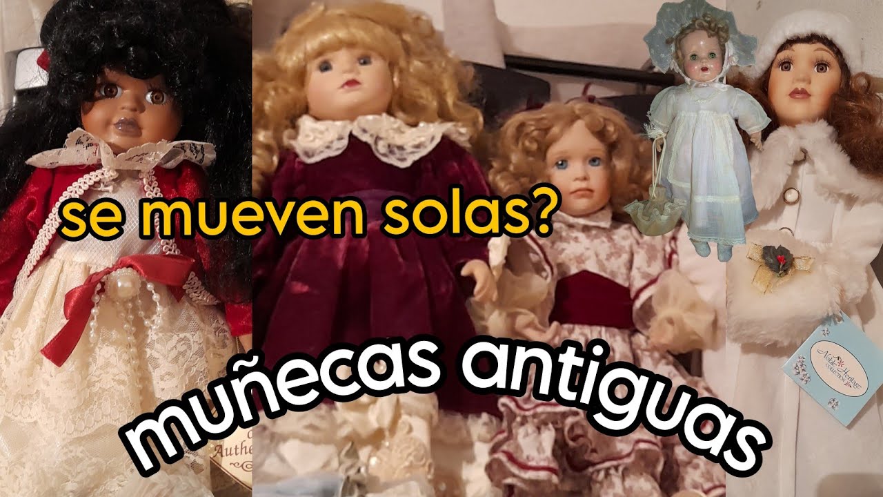 pequeña colección de muñecas de porcelana | hablan solas? | muñecas antiguas