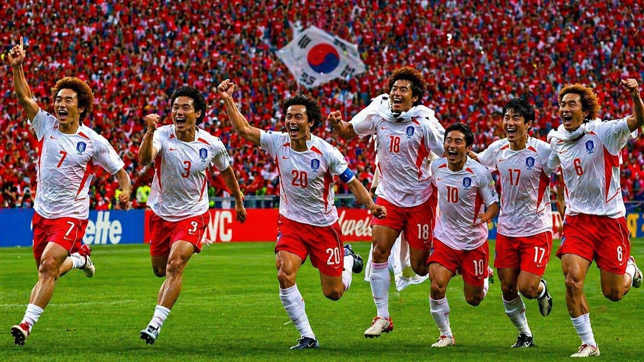 Когда Южная Корея 🇰🇷 написала историю чемпионата мира по футболу в 2002 году