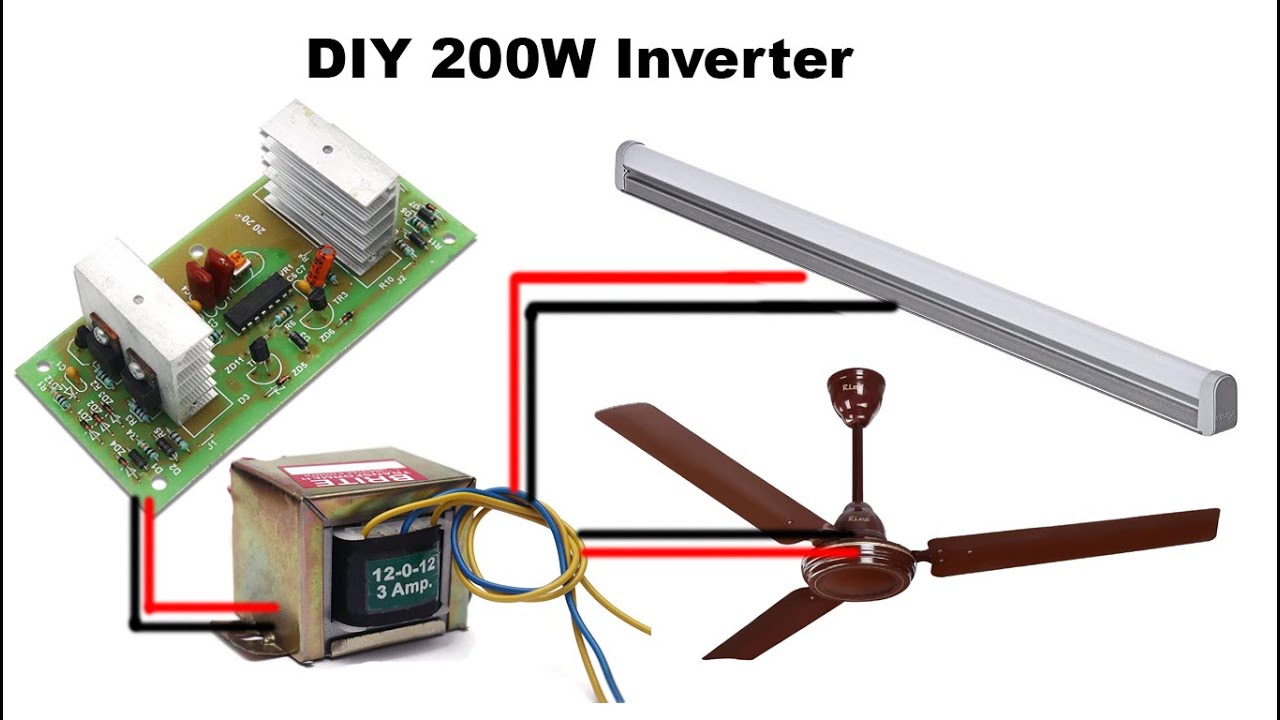 How to make 200W inverter at home #hindi #diy #project #howtomake #project