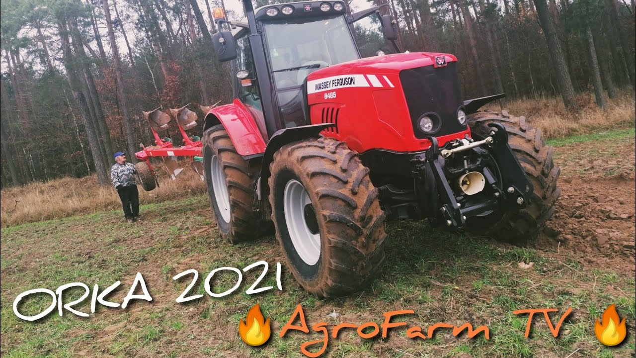 ORKA 2021 Z NOWYM NABYTKIEM W AKCJI / MASSEY FERGUSON 6485 & PŁUG AGRO MASZ / AgroFarm TV /