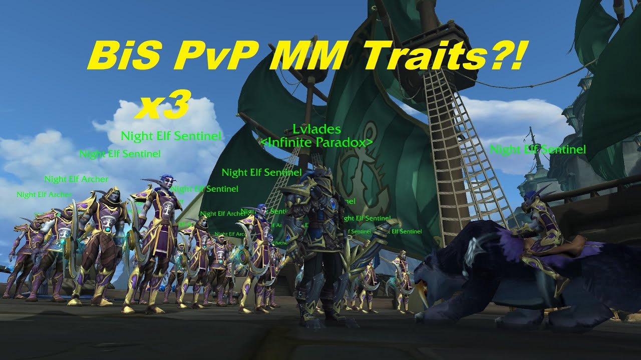 WoW 8.3 Marksman Hunter PvP - BiS Traits - Lvladen