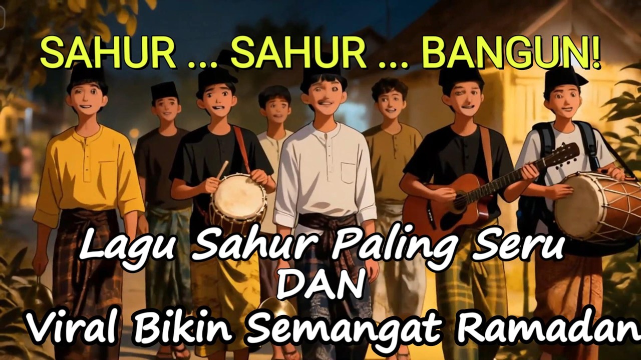 SAHUR SAHUR BANGUN! Lagu Sahur Paling Seru & Viral Bikin Semangat Ramadan