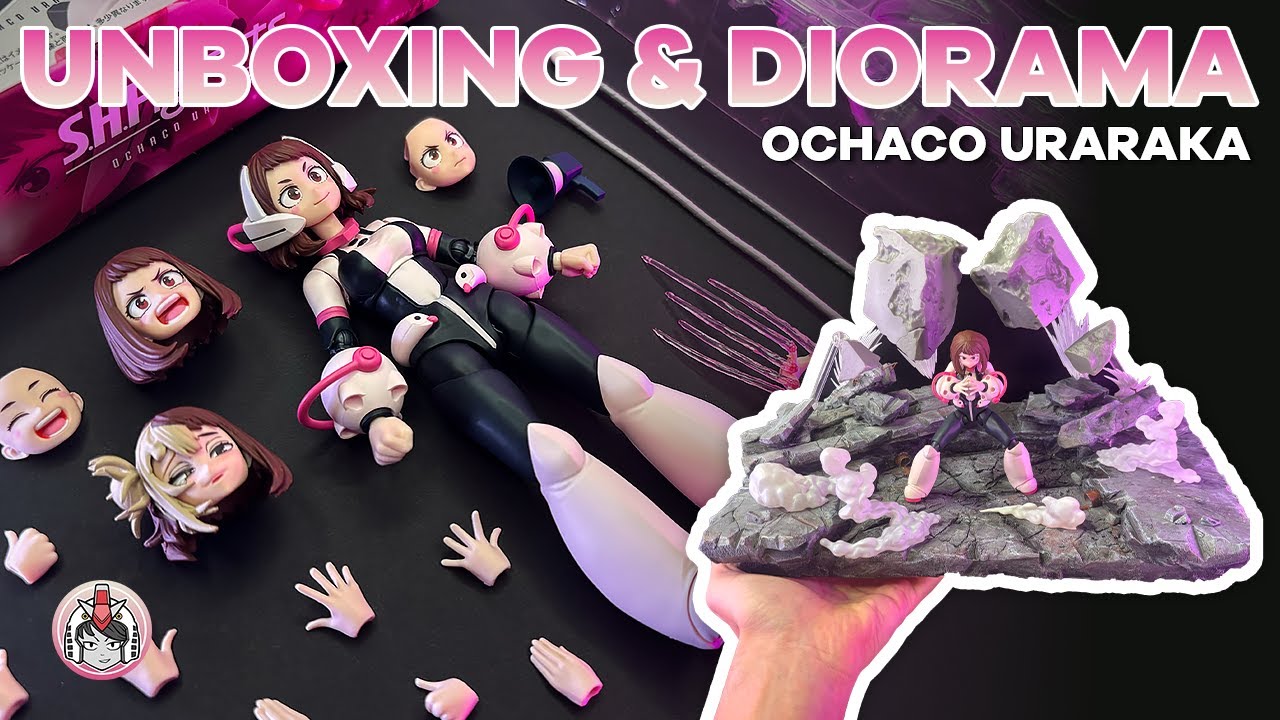 ZERO GRAVITY Diorama for OCHACO URARAKA | SHFiguarts | Unboxing | ASMR | My Hero Academia