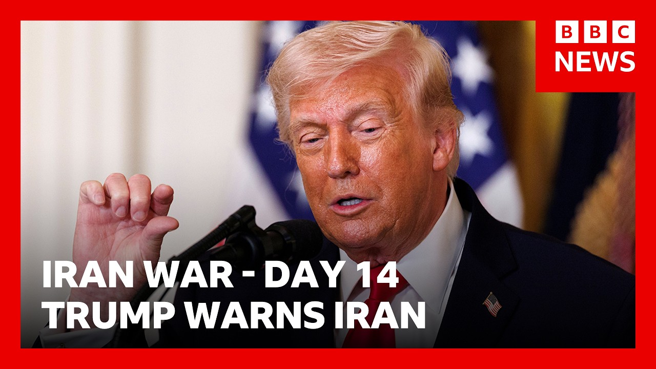 President Donald Trump warns US will hit Iran 'very hard' in coming days | BBC News