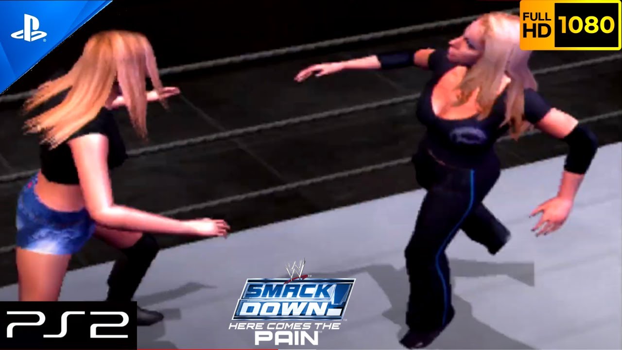 WWE SmackDown! HCTP | Last Women Standing Match | (PS2) GamerPCM