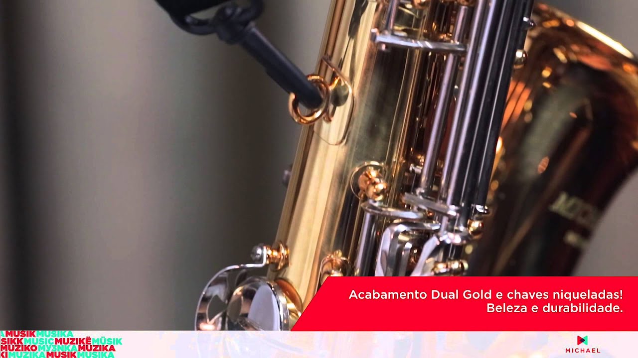 Saxofone Michael Dual Gold WASM49