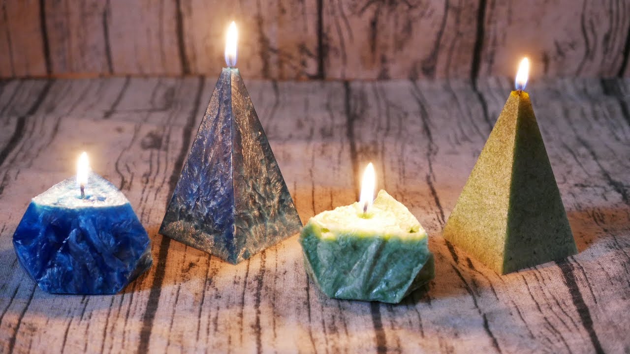 冰花蠟燭DIY - crystal handmade candle with snowflake wax - 雪羽棕櫚蠟