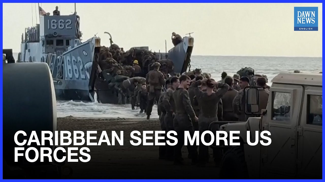 US Expands Caribbean Deployment with Troops, Ships, Equipment | Dawn News English