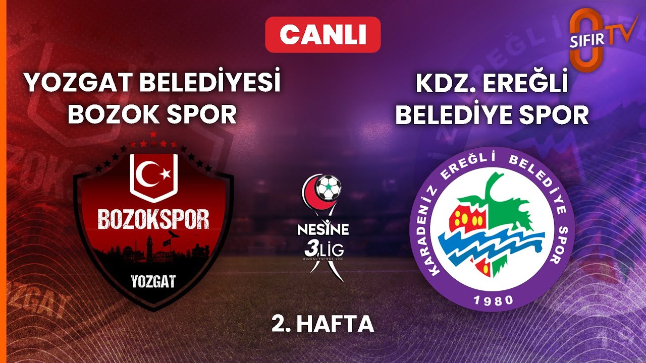 YOZGAT BELEDİYESİ BOZOK SPOR - KDZ.EREĞLİ BELEDİYE SPOR