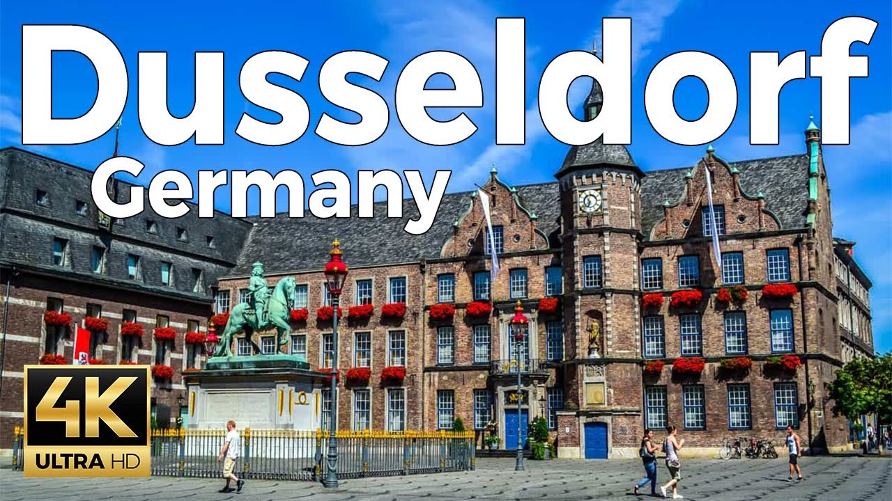 Dusseldorf, Germany Walking Tour (4k Ultra HD/60fps) – With Captions