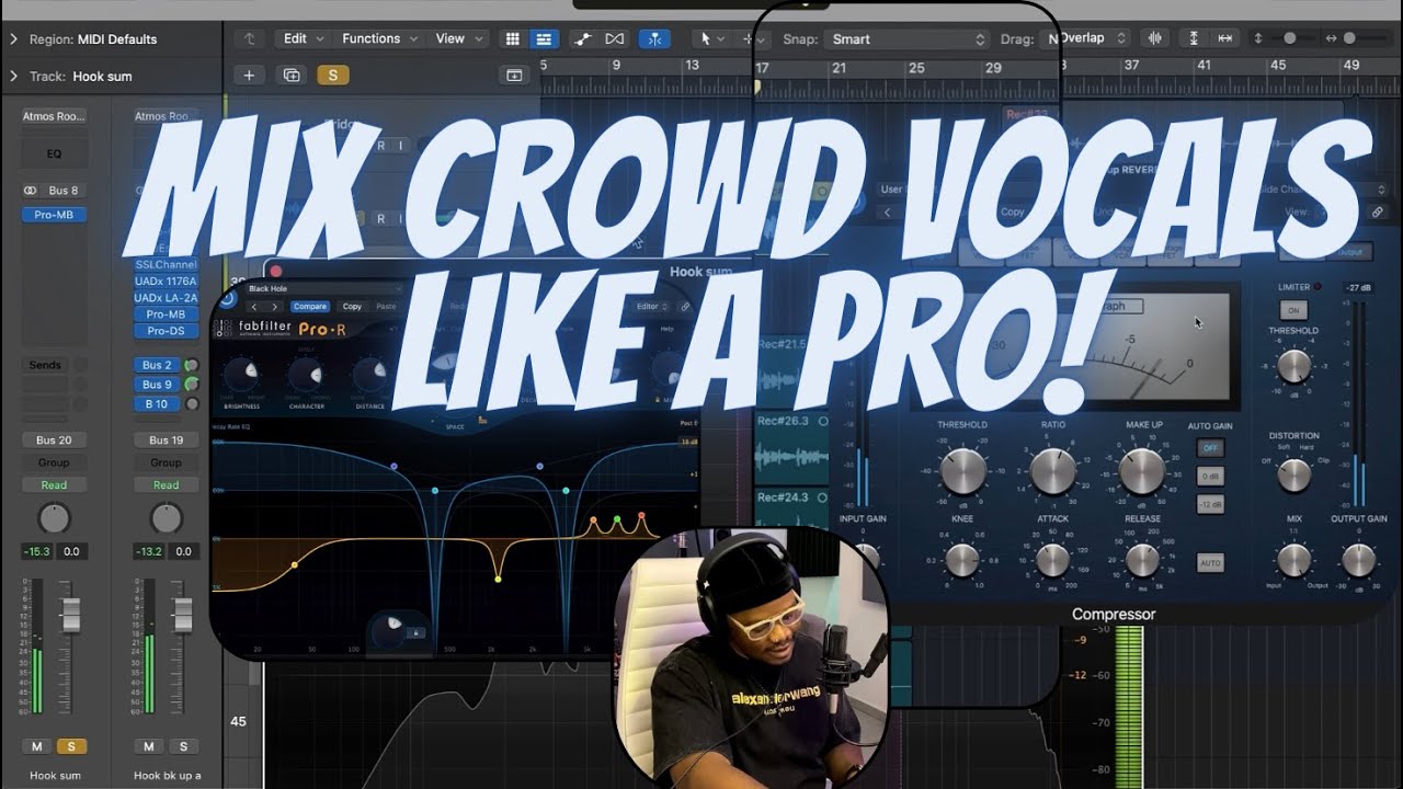 Миксуй вокал толпы как профессионал | Logic Pro X