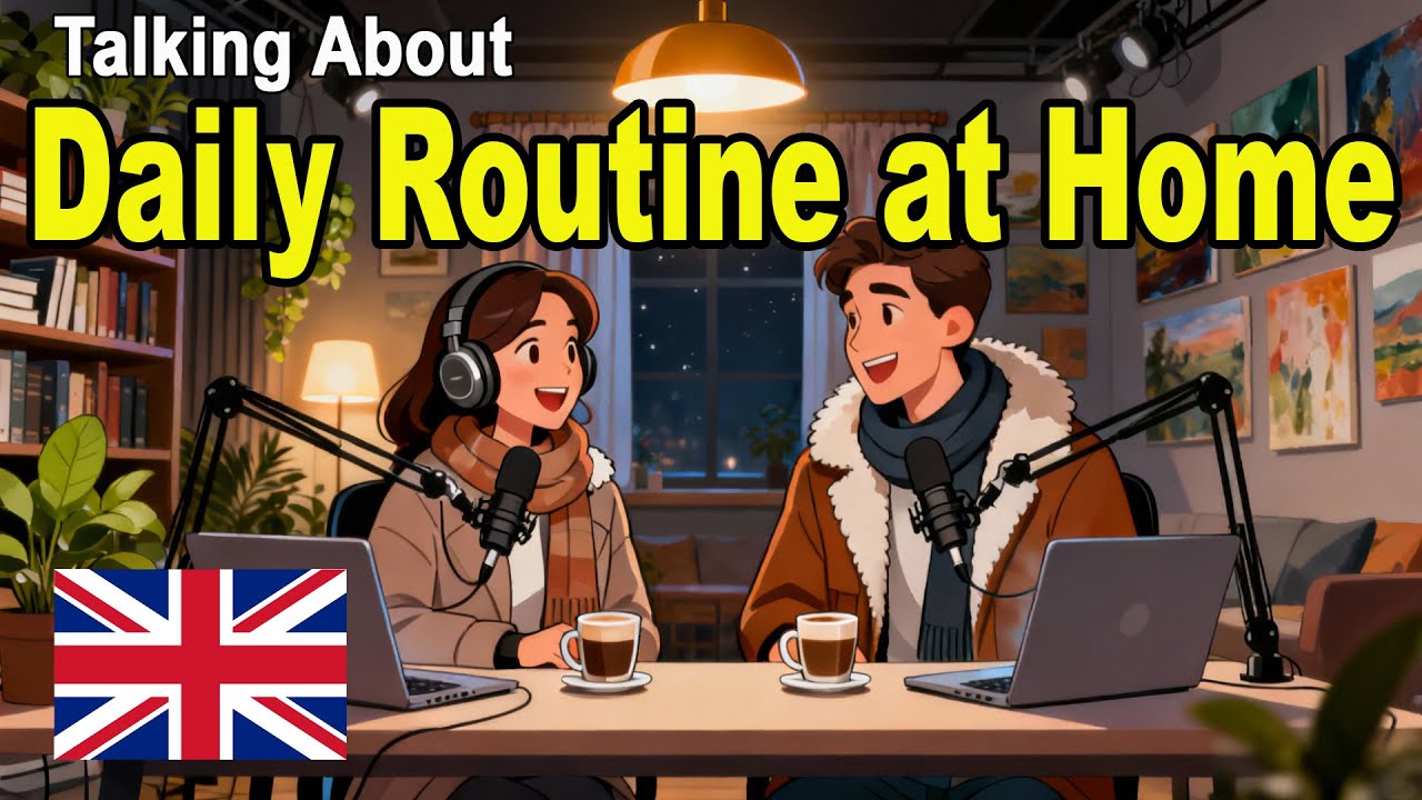 How to Talk About Your Daily Routine at Home | Easy English Conversation Practice