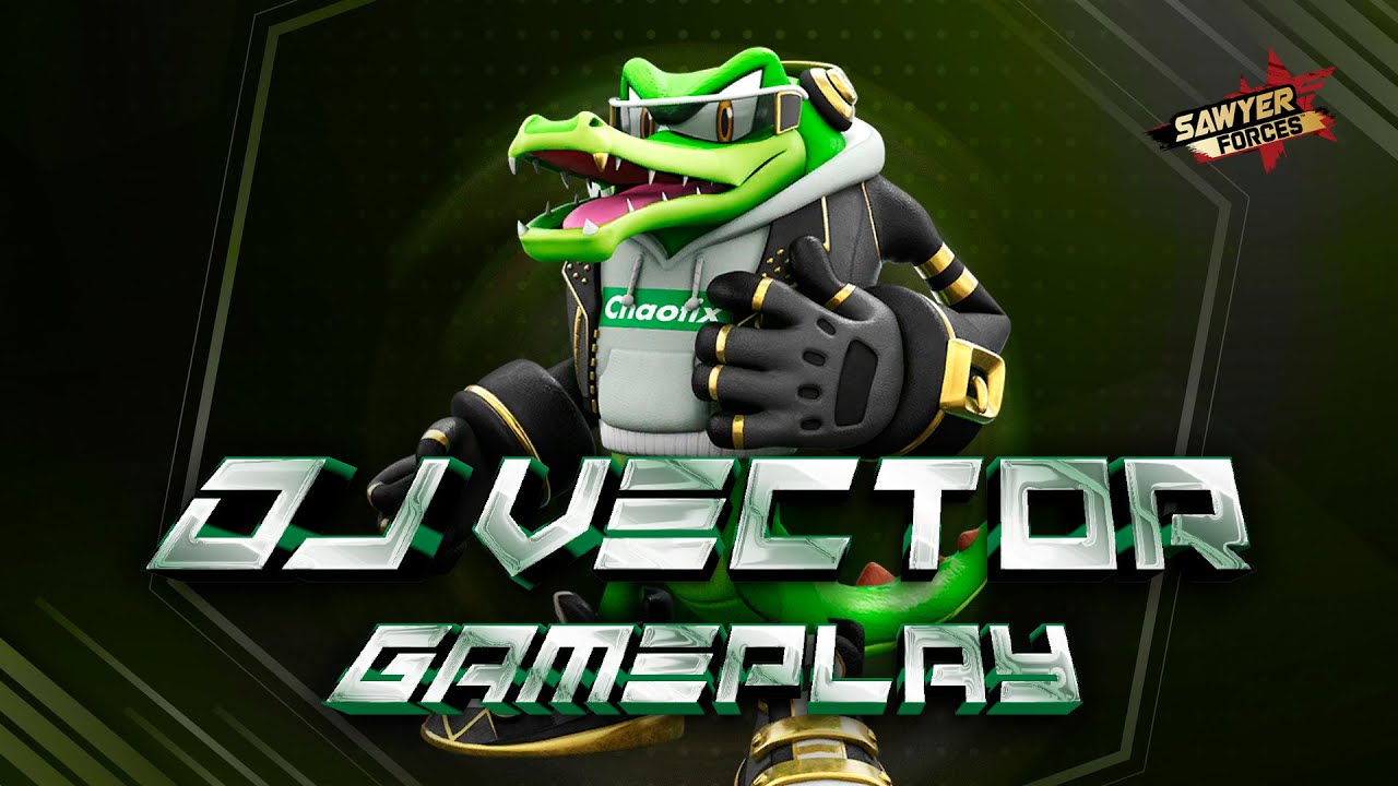Sonic Forces Speed ​​Battle: DJ Vector 🐊 Геймплей