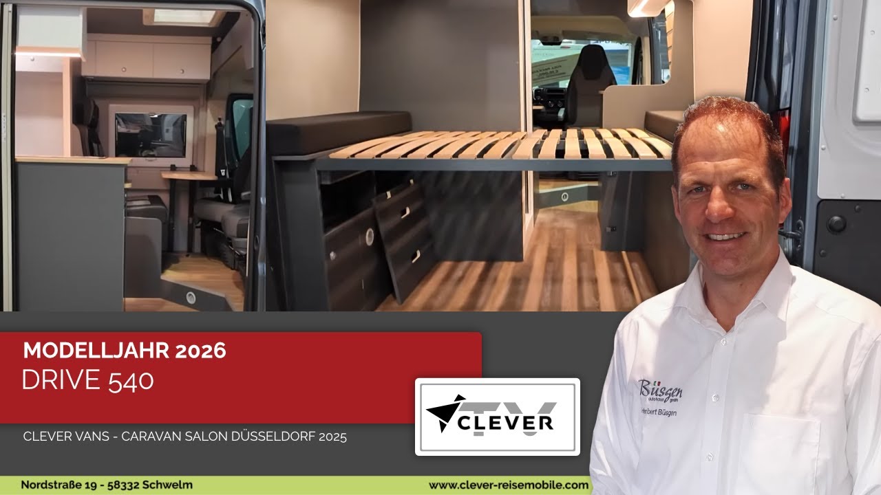 Caravan Salon Düsseldorf Clever Drive 540 Modelljahr 2026