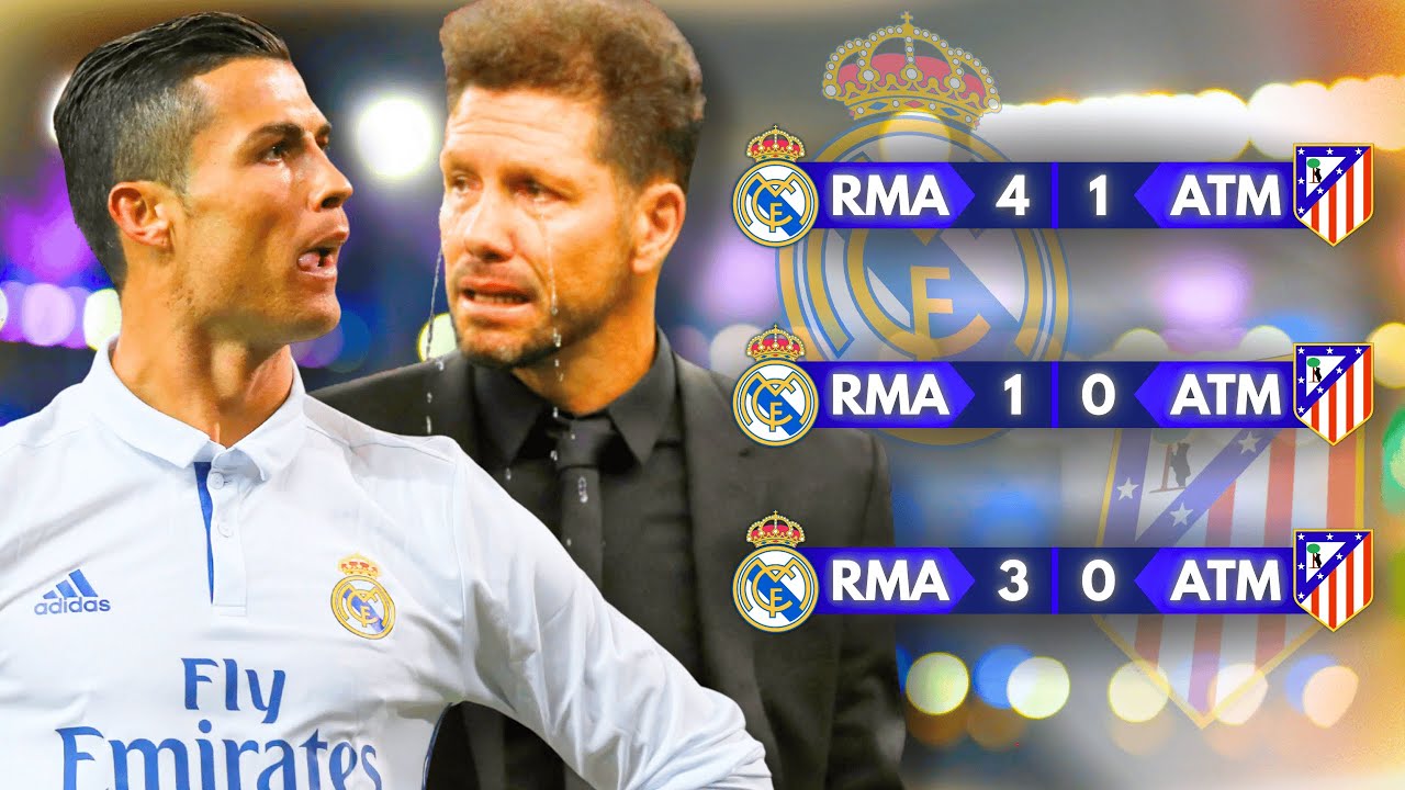 Todas las HUMILLACIONES del Real Madrid al Cholo Simeone en Champions League