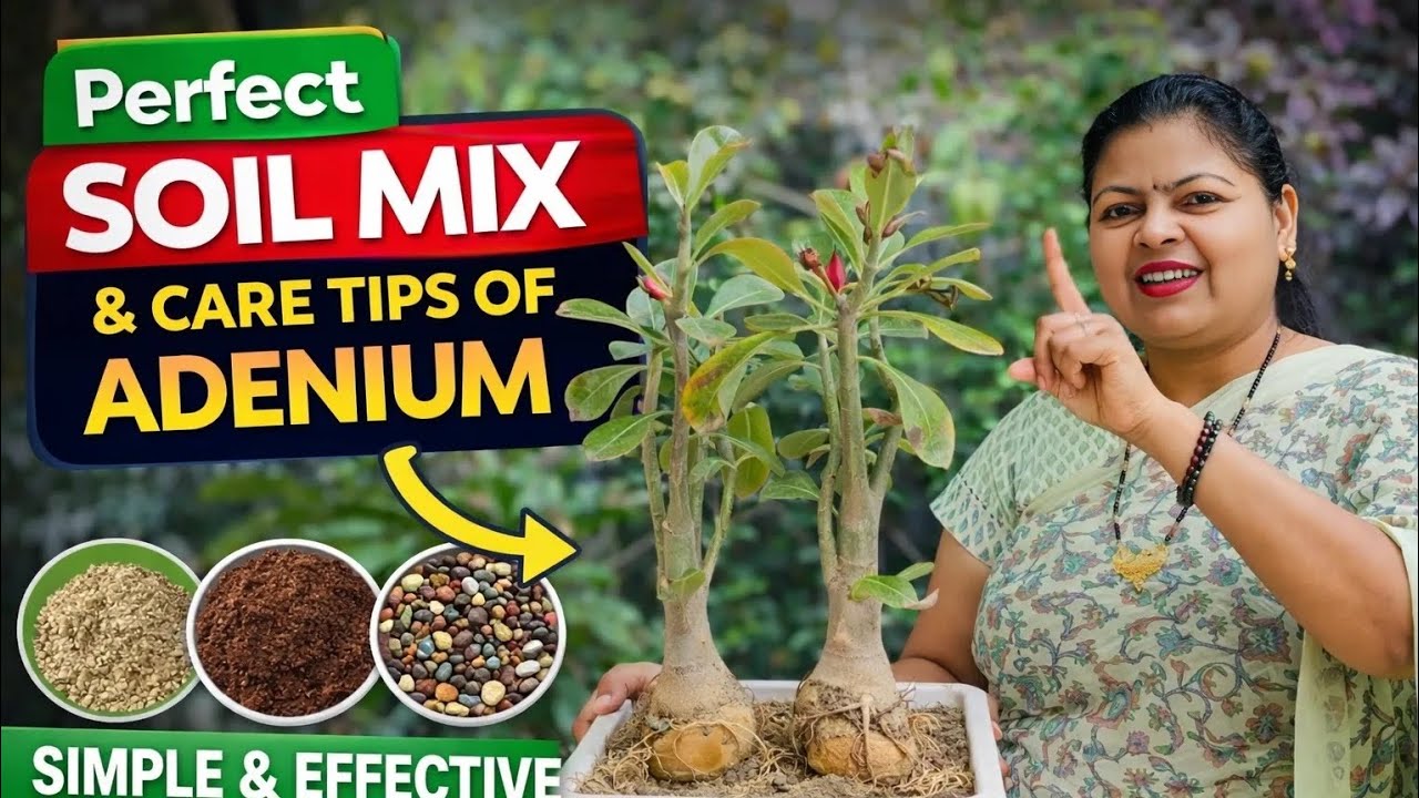 ADANIUM PLANT CARE,  SOILMIX  AND FERTILIZER  .