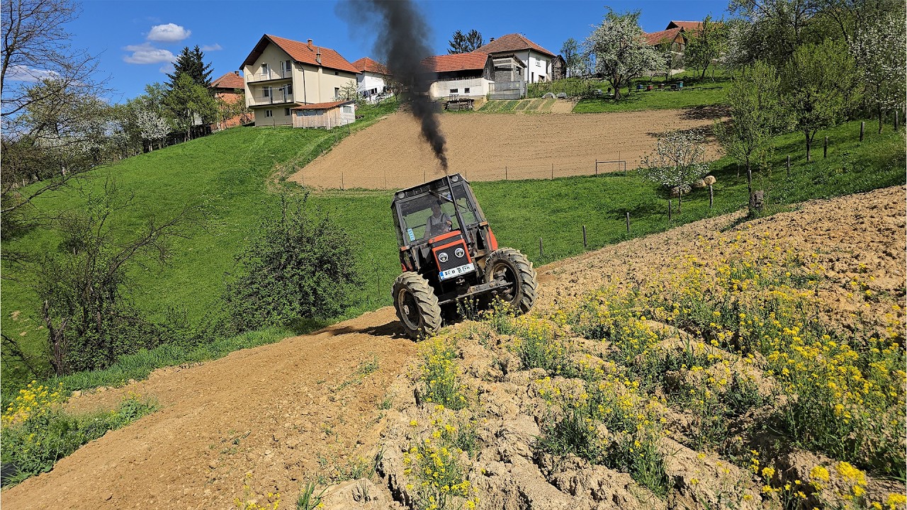 Zetor 6245 - Frezanje u velikoj strani! | Howard Rotavator 185
