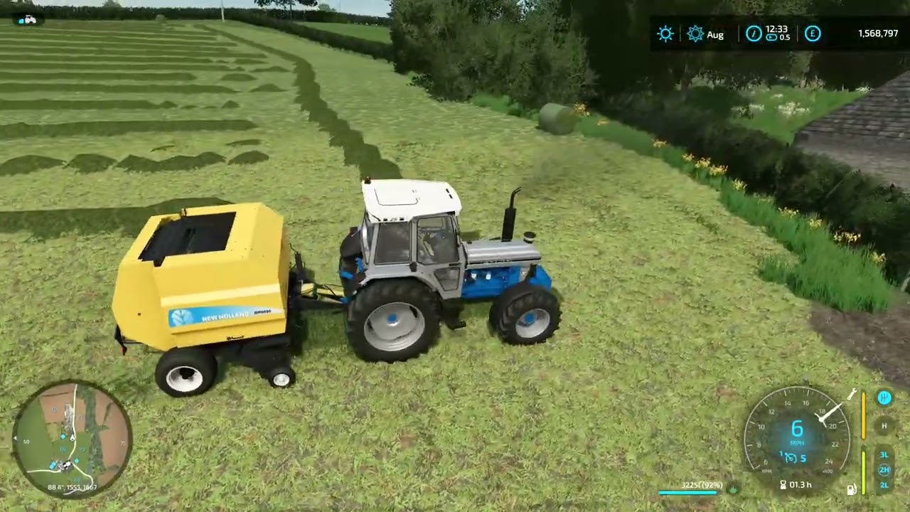 FS22 - MOSS VALLEY #6 | BALING PART 1 | FORD SILVER JUBILEE!
