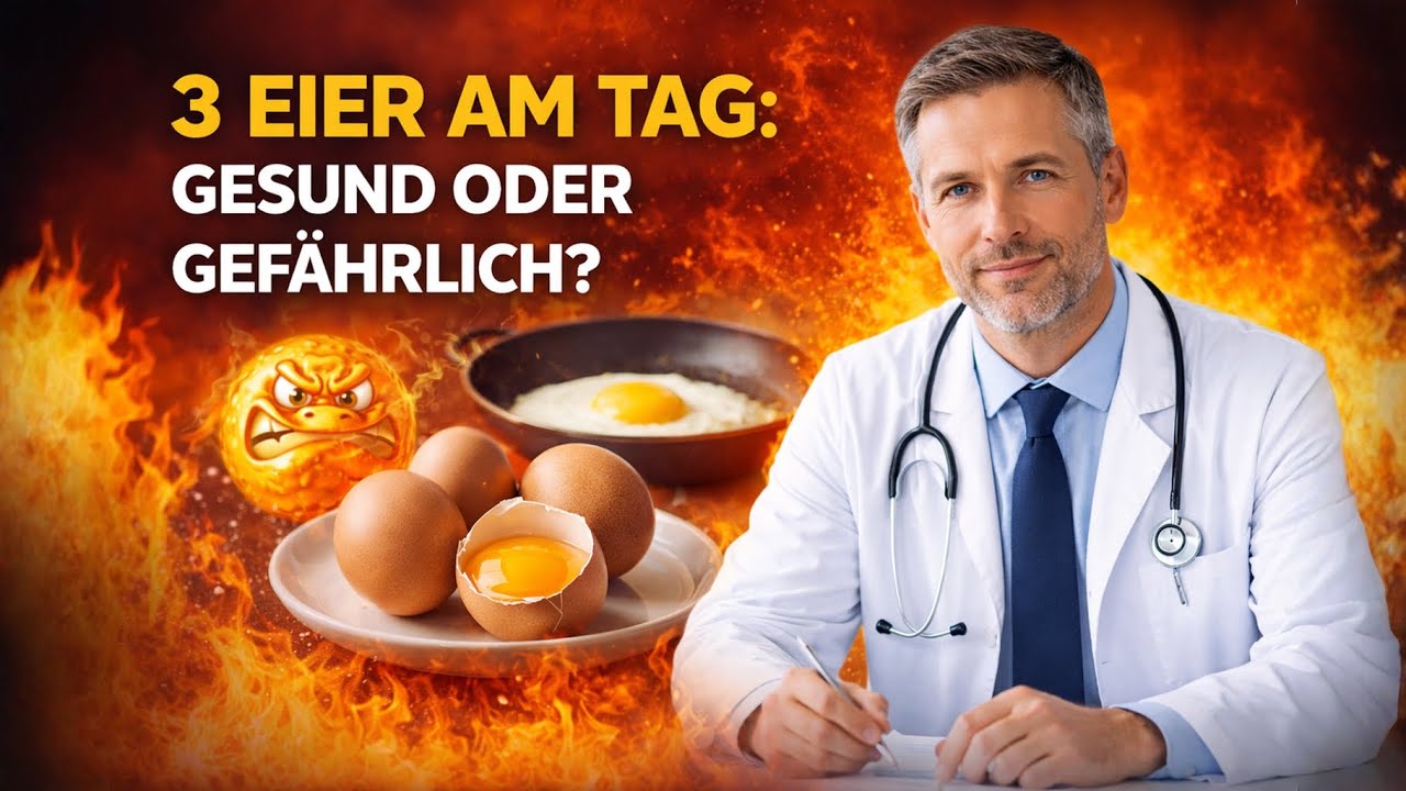 Was passiert, wenn man jeden Tag 3–4 Eier isst