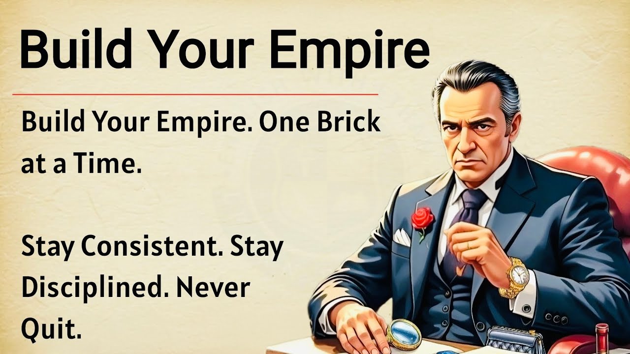Build Your Empire One Brick at a Time | Discipline, Patience & Long-Term Success |Motivational Video