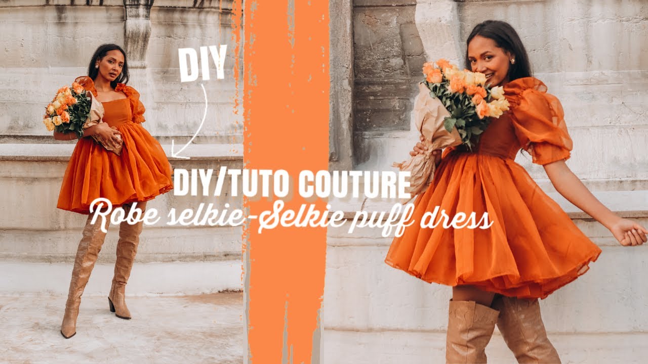 DIY / TUTO COUTURE :  Robe  bouffante  /Selkie  inspired Puff sleeve dress