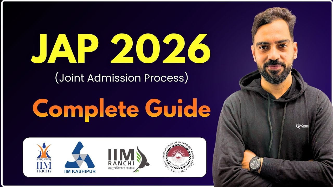 JAP Complete Guide 2026 |  Counselling Step-by-Step Explained – CrossQ | IIM Raipur, Ranchi, Trichy