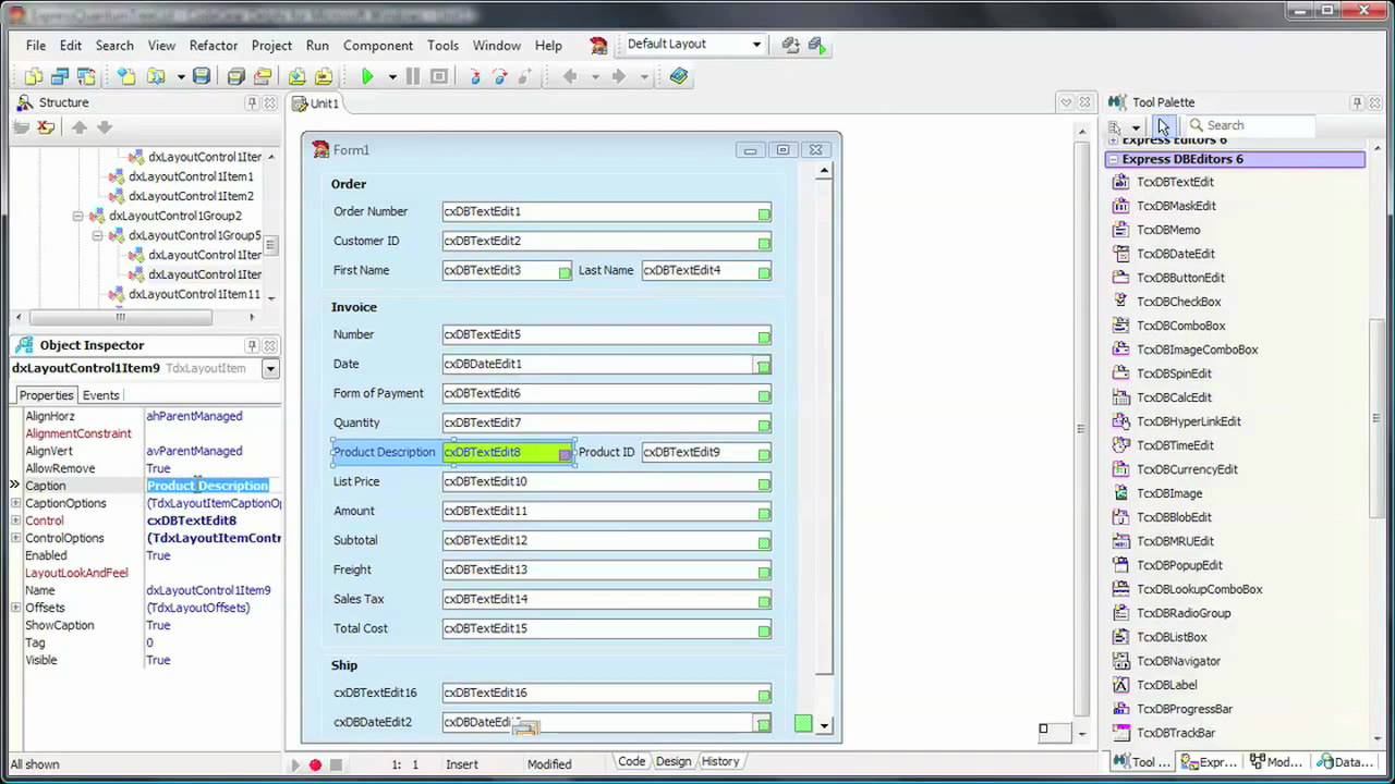 VCL Layout Control - How to Create and Customize a Simple Layout