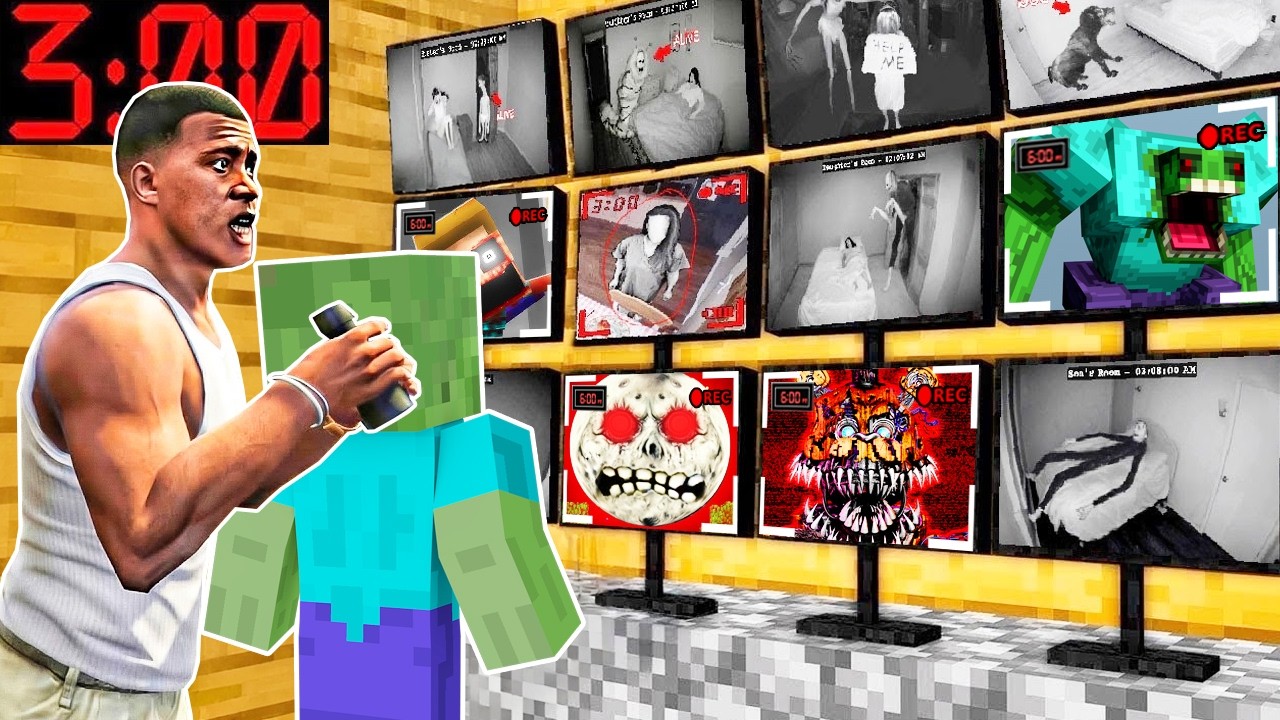 GECE 03:00'TE BUNLARI GÖRÜRSENİZ KAÇIN 😱 - Minecraft