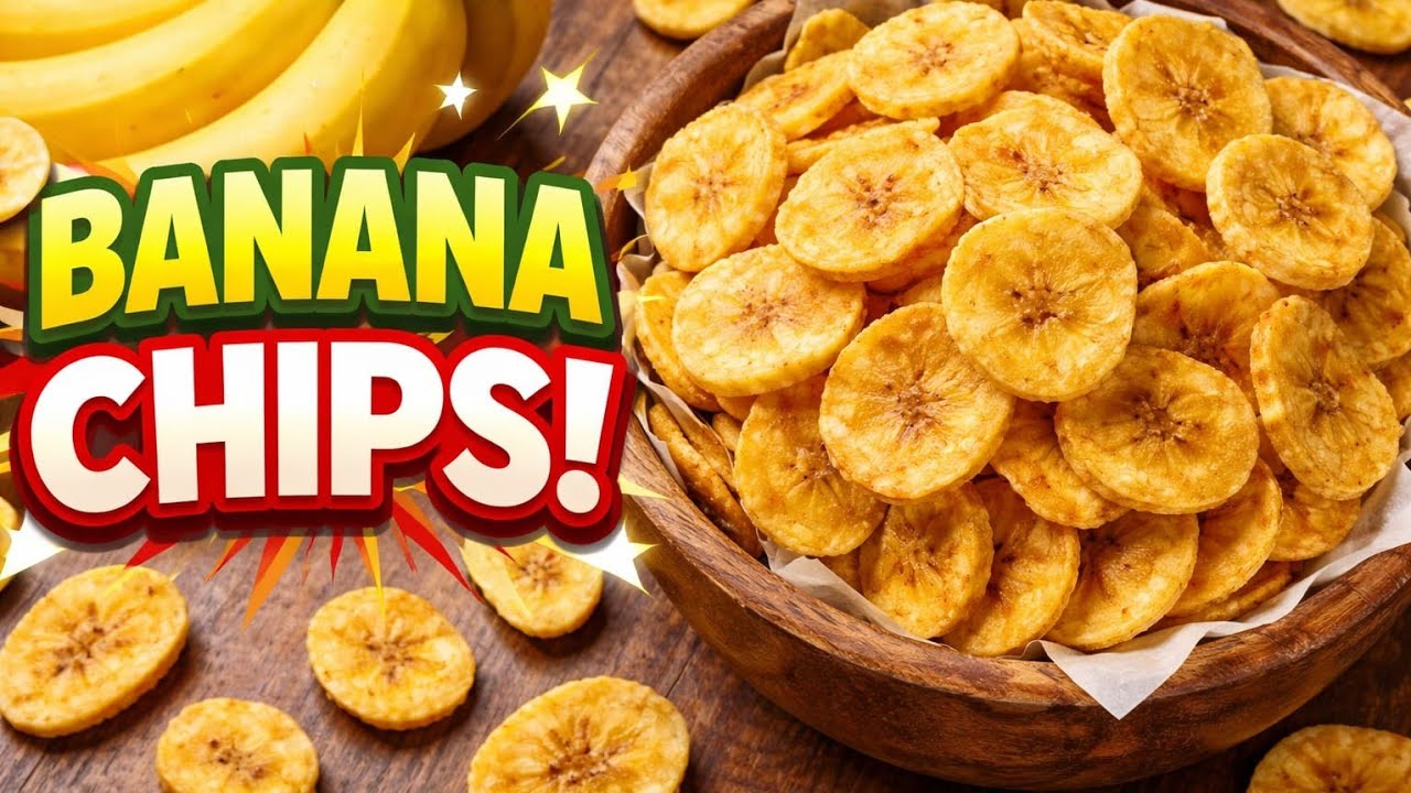 घर पर बनाएं कुरकुरे केले के चिप्स | Banana Chips Recipe Homemade Banana Chips | Crispy & Tasty Snack