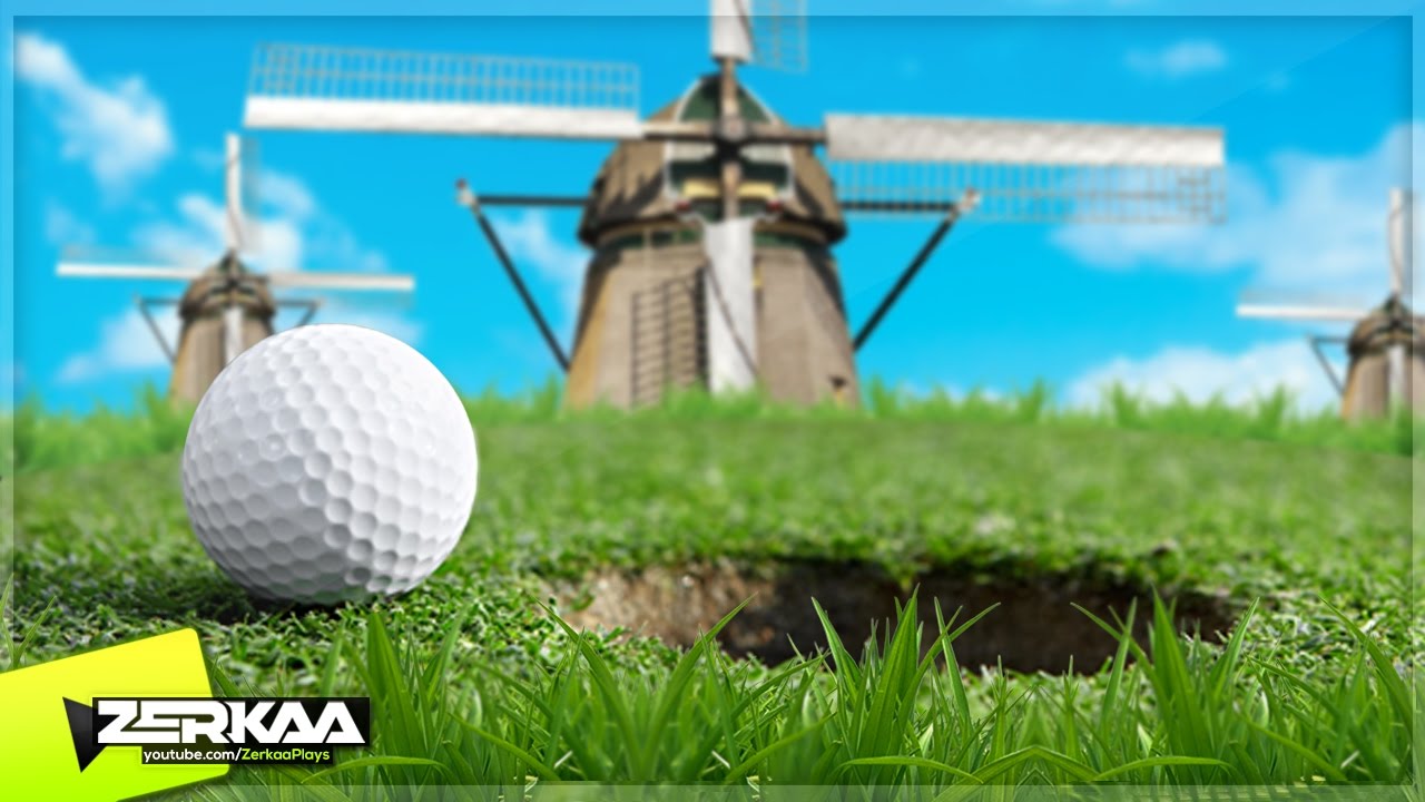 SHOOTING THROUGH WINDMILLS! (Golf It)