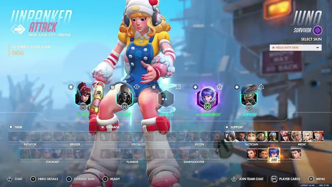 overwatch but another stellar juno fit