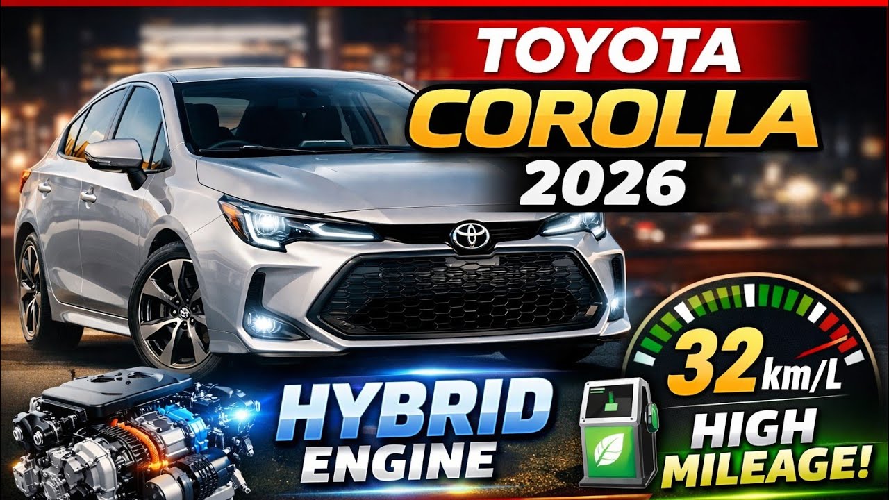 Toyota Corolla 2026 New Model | Hybrid Engine, Mileage & Features Explained