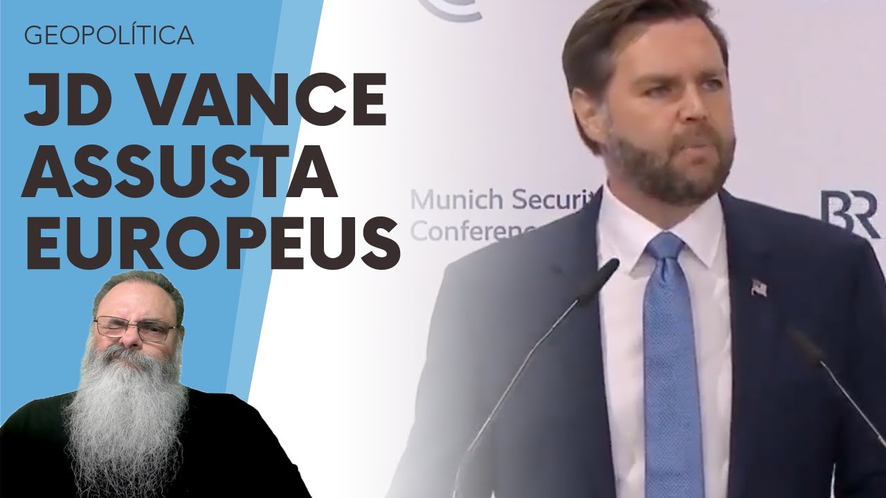 JD VANCE cobra LIBERDADE de EXPRESSÃO e DEMOCRACIA REAL de ESQUERDISTAS EUROPEUS e ESTÁ CERTO NISSO