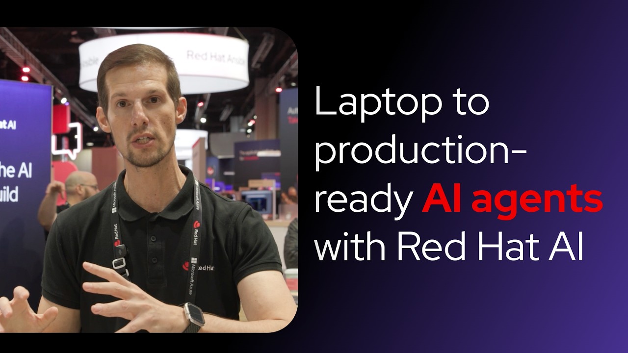 Laptop to production-ready AI agents demo with Red Hat AI