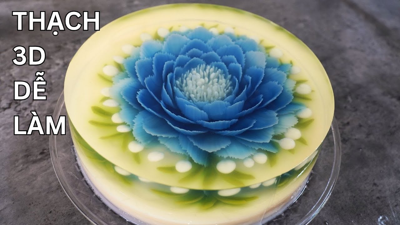 Rau Câu 3D Dễ Lắm, Ai Cũng Làm Được - Thử Ngay Tại Nhà - Easy 3D Jelly Cake