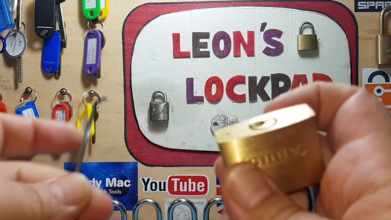 Lock picking. Abus 65/40 spp'd out of the box