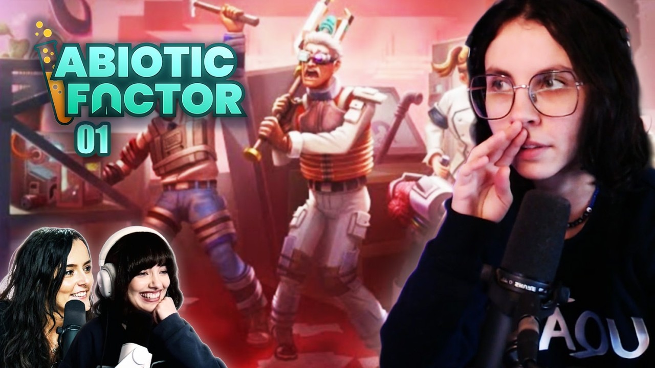 DÉCOUVERTE d'Abiotic Factor AVEC LES CHERCHEUSES @Lydia__am & @Ultia