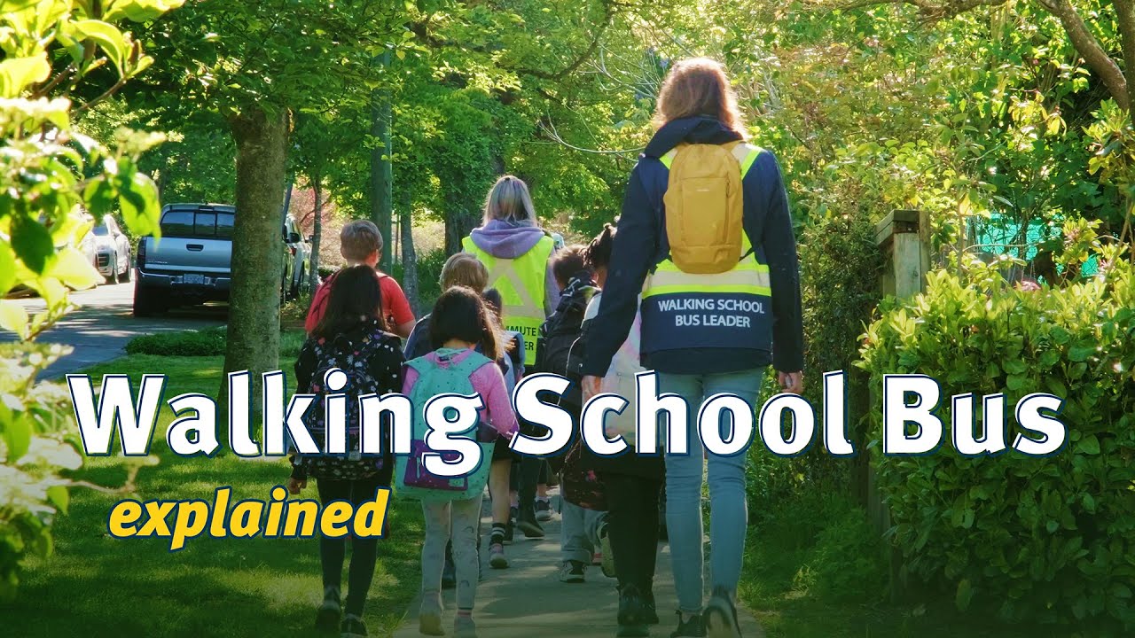 What's a walking school bus?