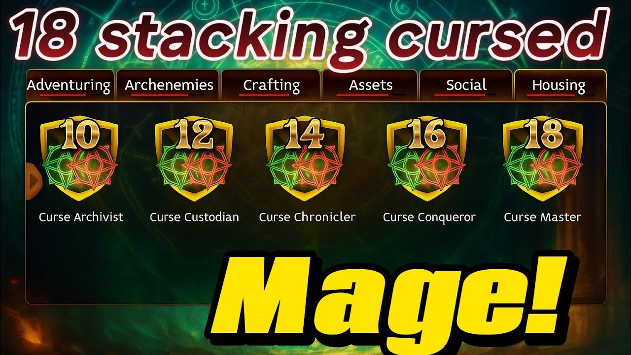 Arcane Legends - 18 stacking cursed - mage