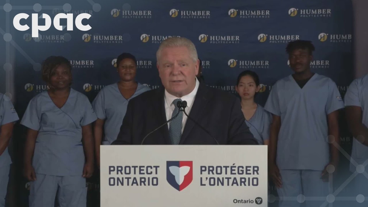 Starting soon: Ontario Premier Doug Ford delivers remarks in Toronto