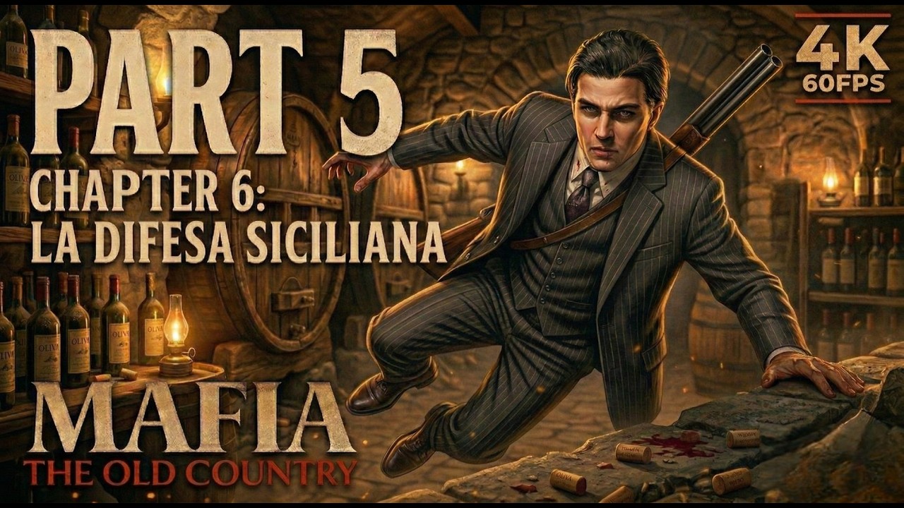 The Ultimate Sicilian Defense! | Mafia: The Old Country Part 5 [4K 60FPS] | BlackSPY