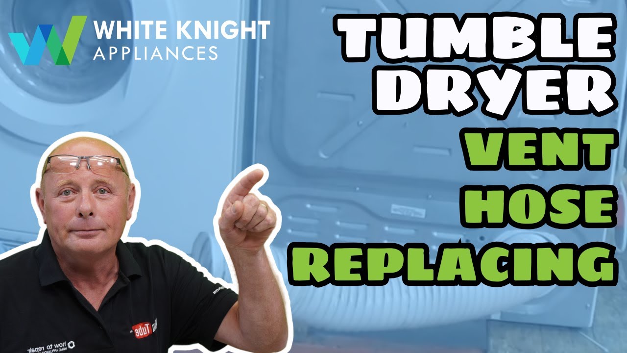 White knight how to replace vent hose & service tumble dryer