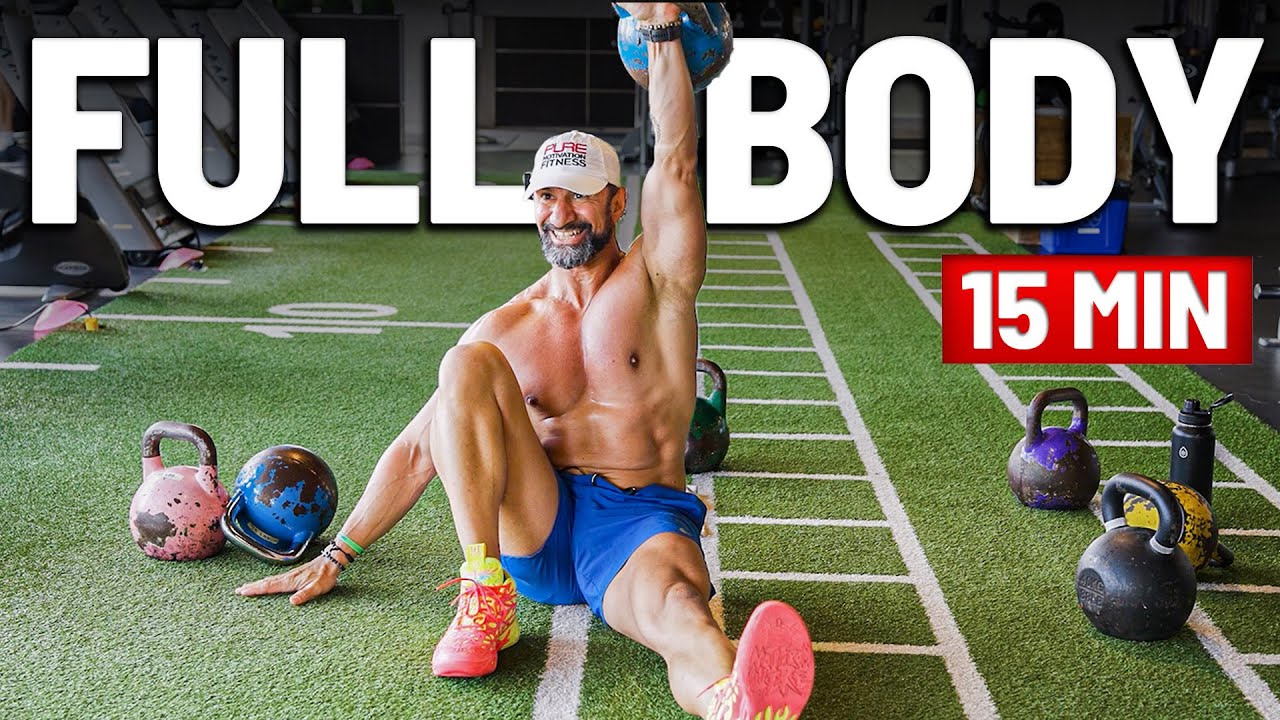 Burn Fat & Build Strength in 15 Minutes with Just One Kettlebell