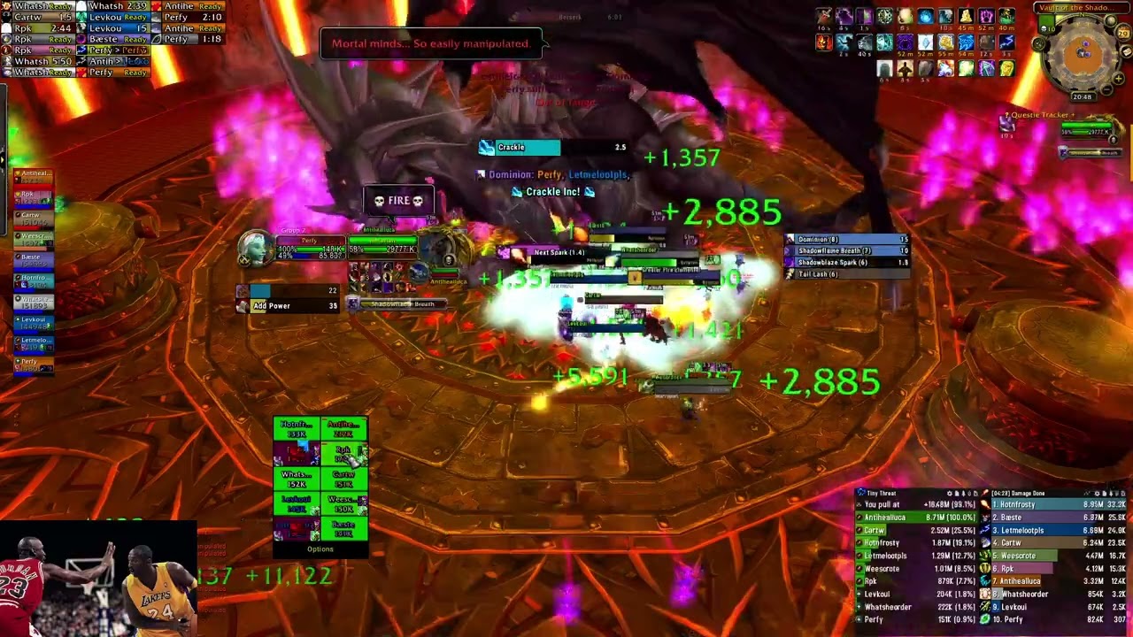 Nefarian HC 10MAN Resto Druid 99 Parse