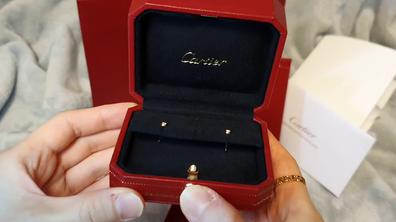 까르띠에 귀걸이 | 디아망레제 핑크골드 다이이몬드 XS 사이즈 Cartier DIAMANTS LÉGERS Rose Gold Earrings XS