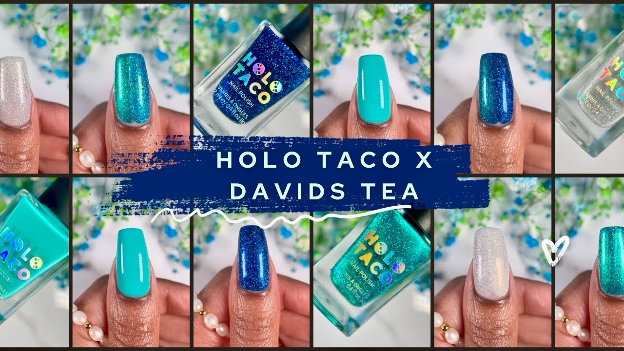 Holo Taco X DavidsTea | Swatches, Comparisons & Topper Combinations