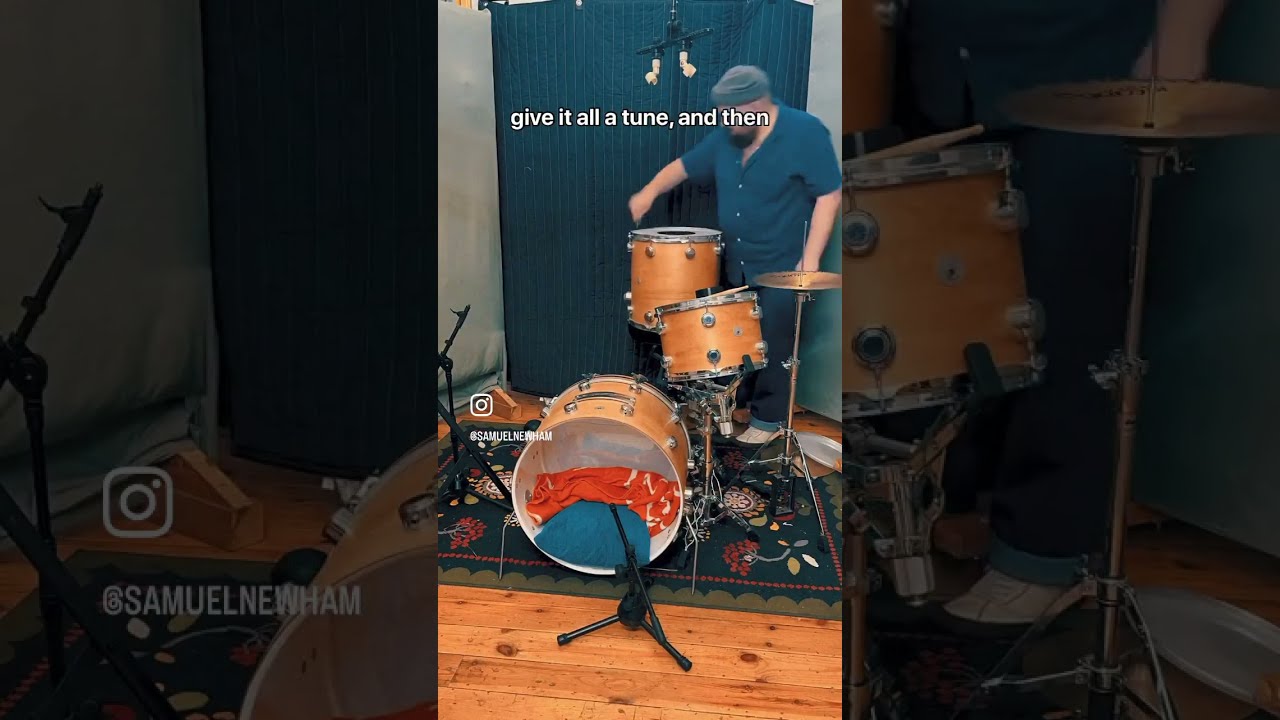 How a Remote Drum Recording Session Goes Down in 90 Seconds